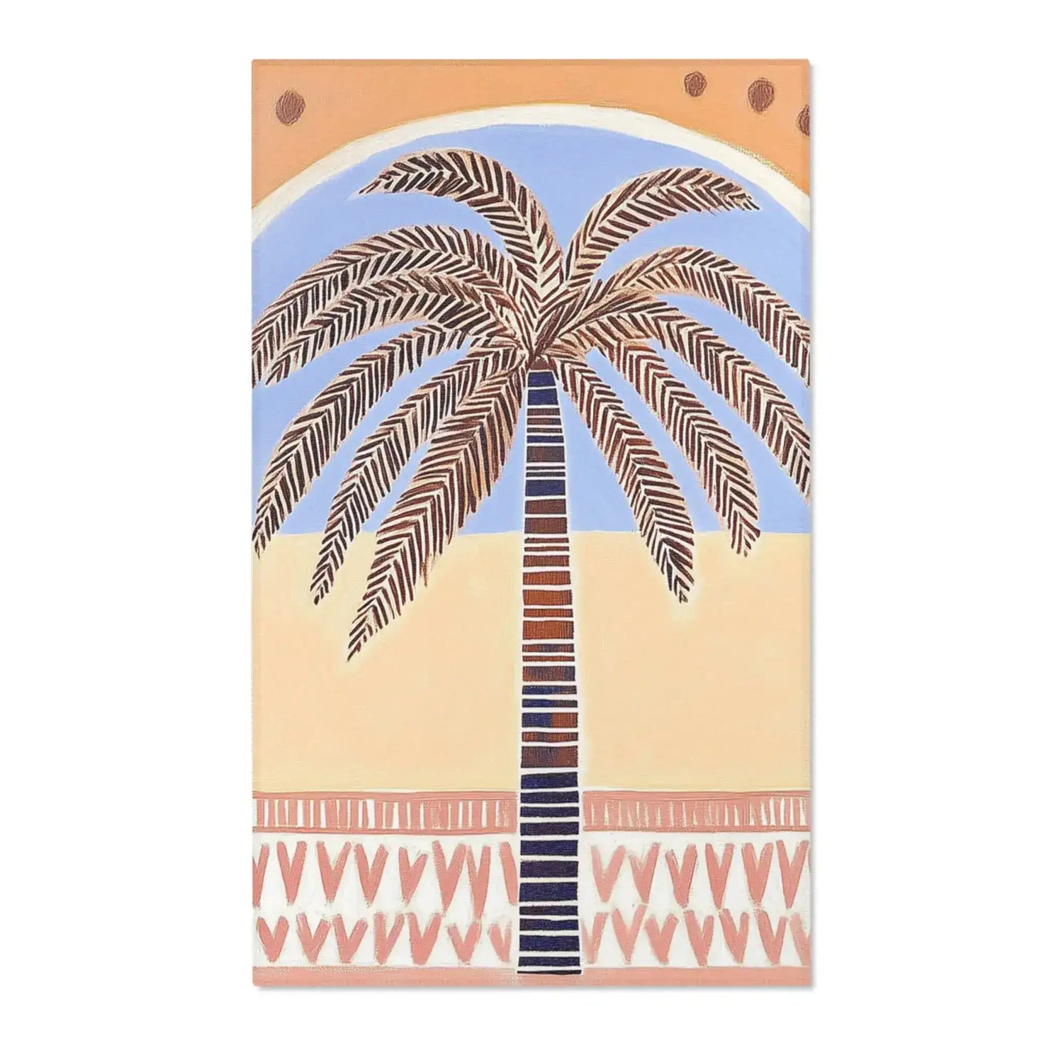 Sunset Oasis Palm Accent Rug