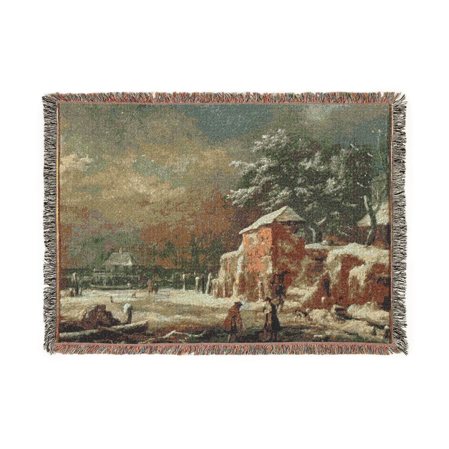 Winter Landscape - Jacob van Ruisdael Tapestry Blanket