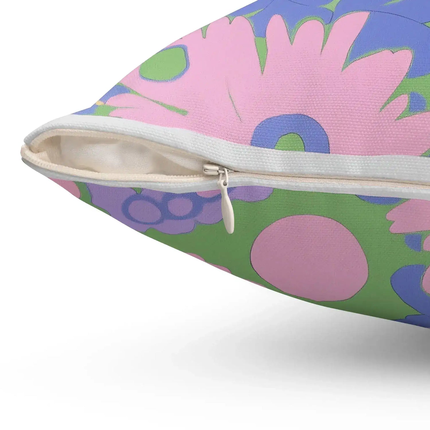 Groovy Garden Pop Throw Pillow