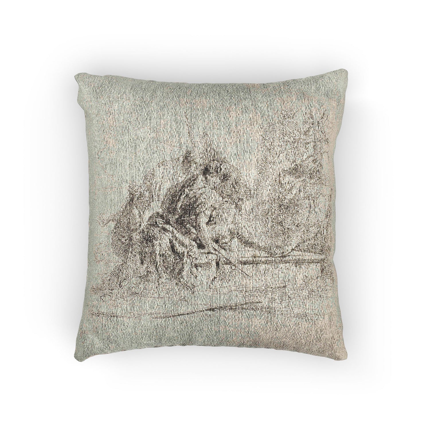 Two Soldiers and Two Women - Giovanni Battista Tiepolo Pillow