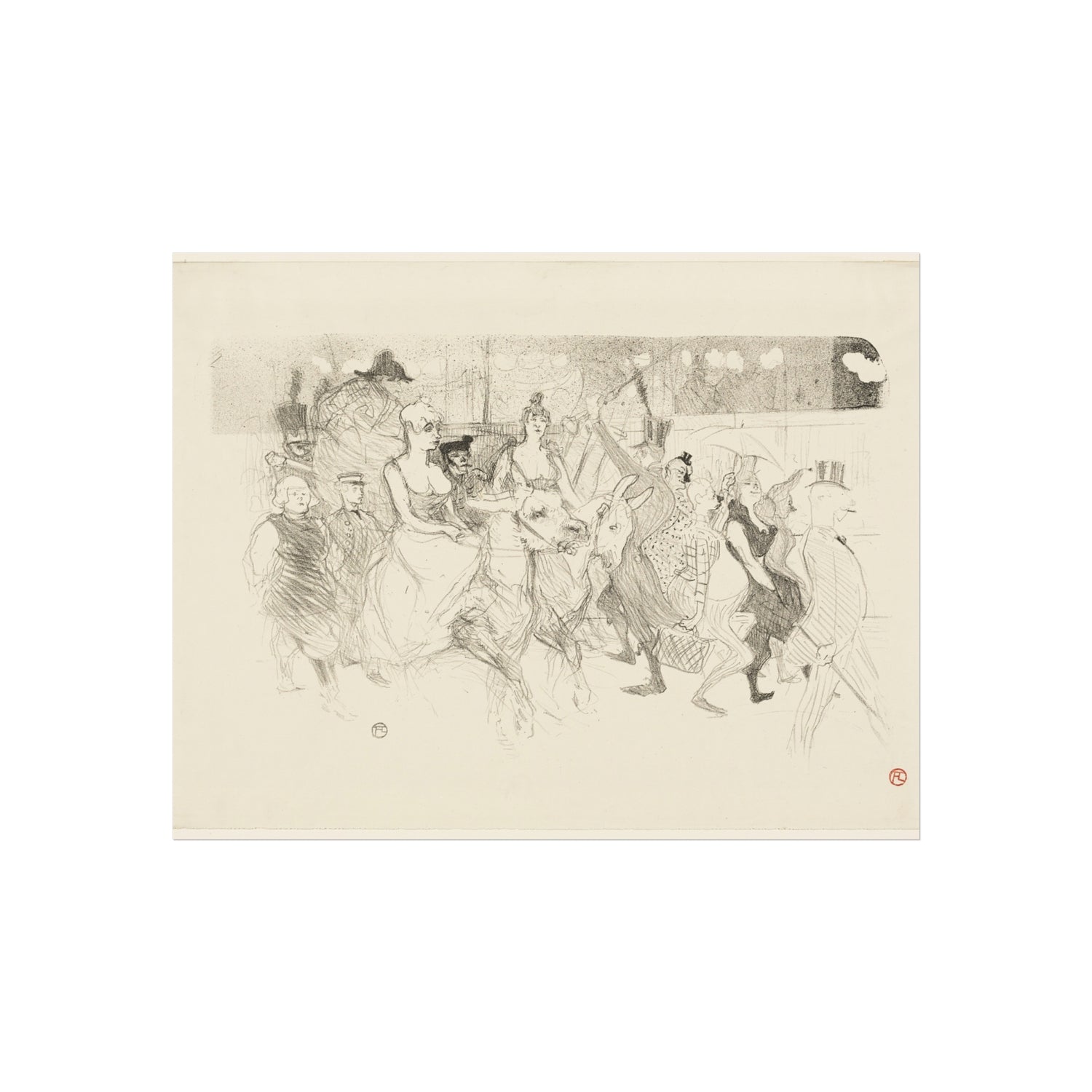 Henri de Toulouse-Lautrec - A Gala Evening at the Moulin Rouge | Fine Art Poster