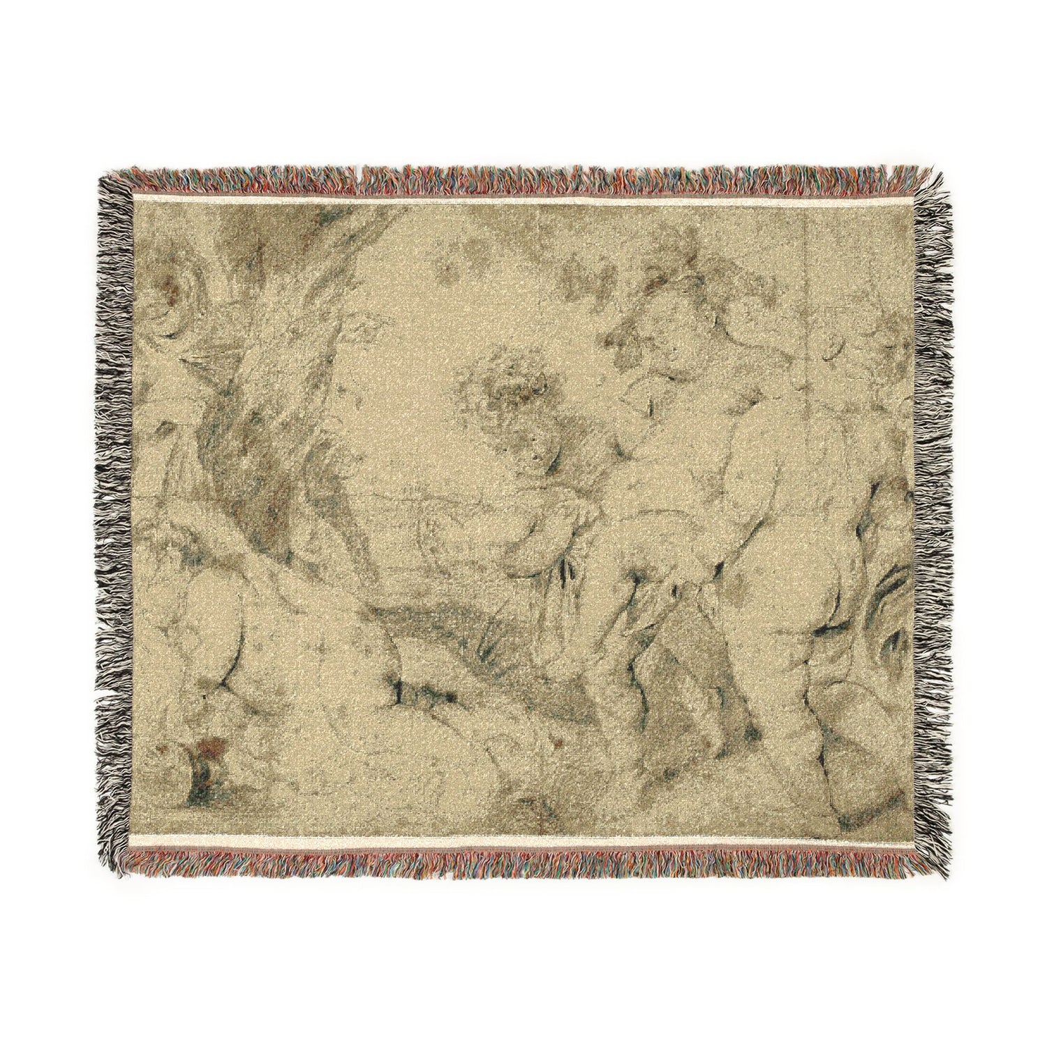Young Bacchus and Companions - Anthony van Dyck Tapestry Blanket