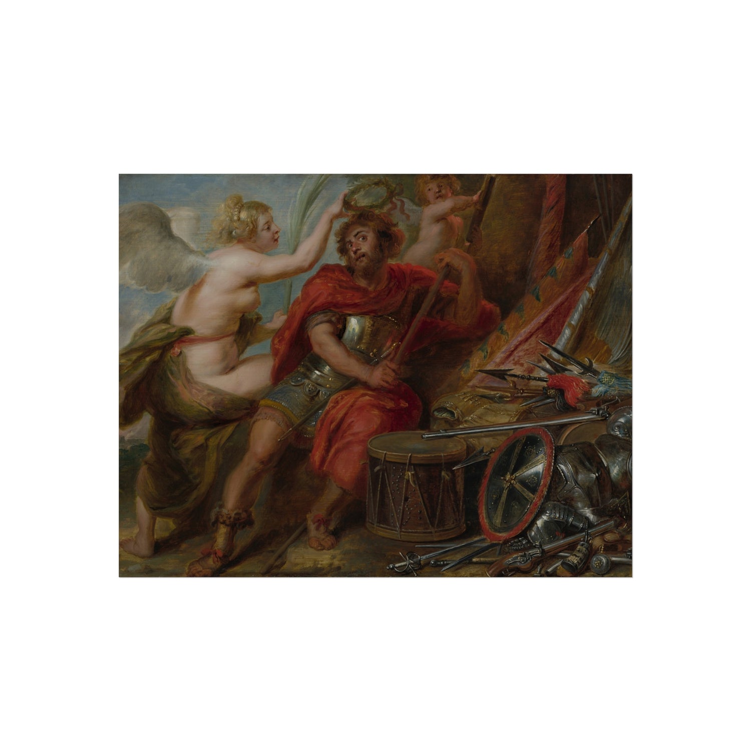 Follower of Peter Paul Rubens - The Apotheosis of the Hero | Fine Art Poster