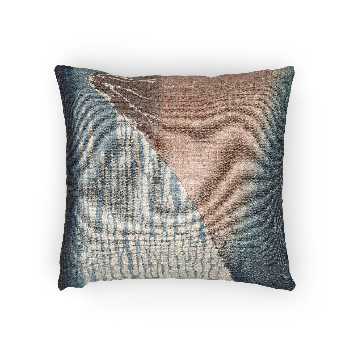 Red Fuji South Wind Clear Sky - Katsushika Hokusai Pillow