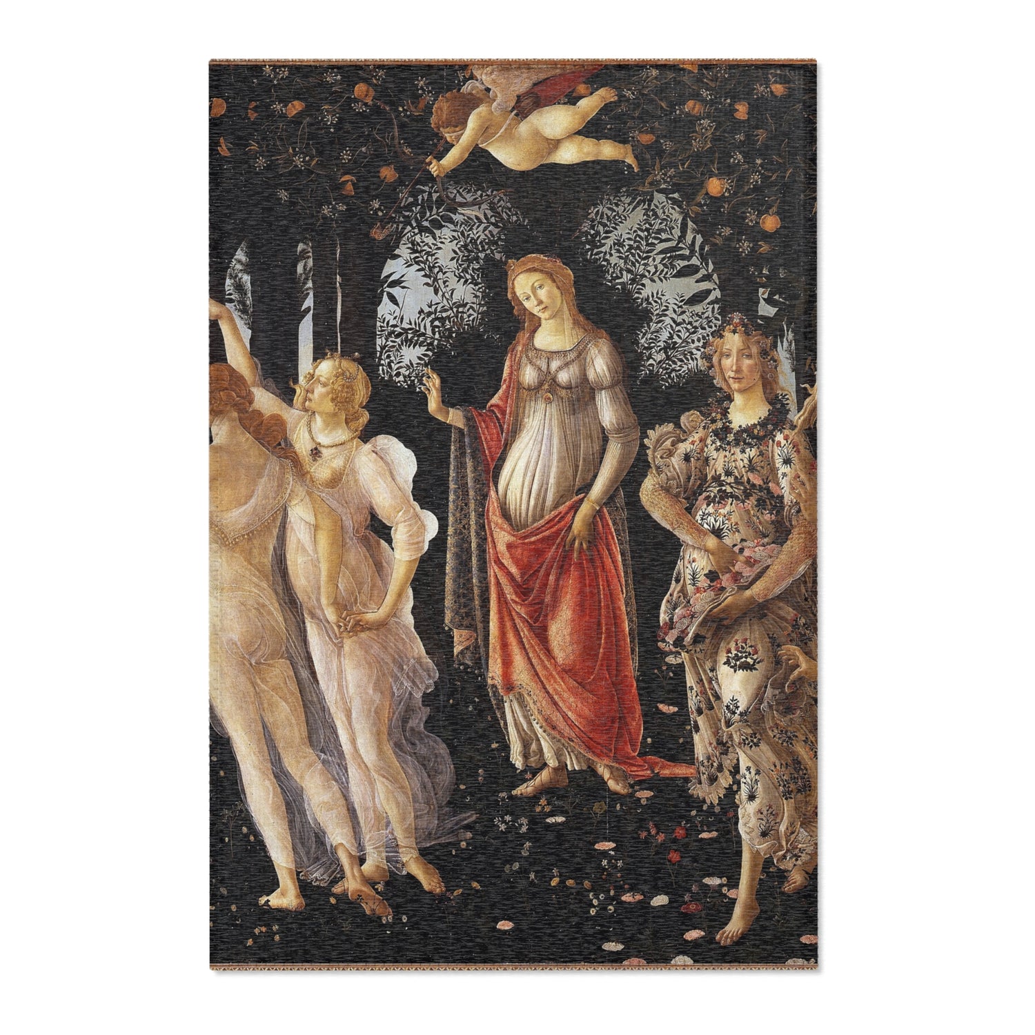 La Primavera - Sandro Botticelli Area Rug