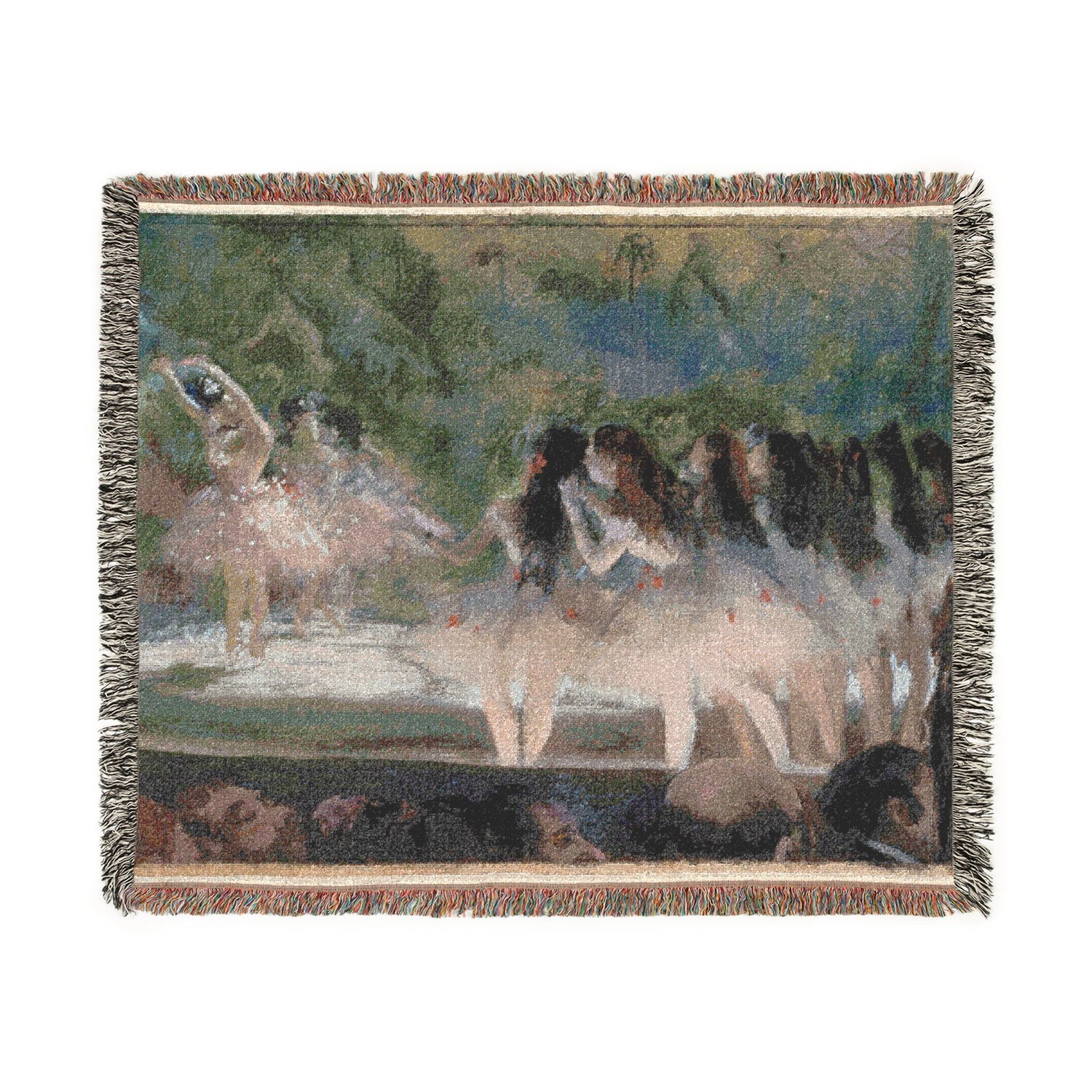 Ballet at the Paris Opéra - Hilaire Germain Edgar Degas Tapestry Blanket