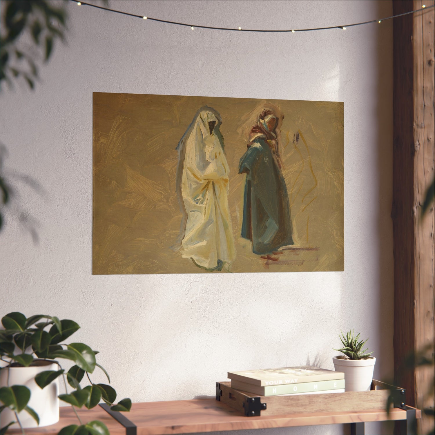 Study of Two Bedouins - John Singer Sargent Fine Art Poster