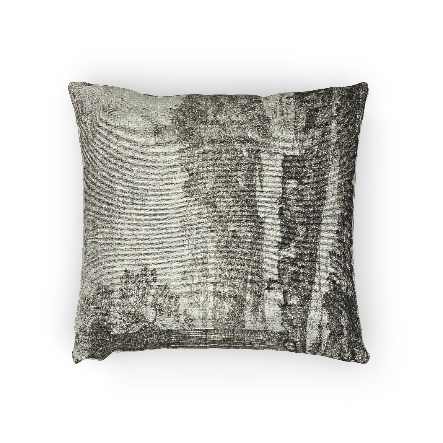 The Herd Returning in Stormy Weather - Claude Lorrain Pillow