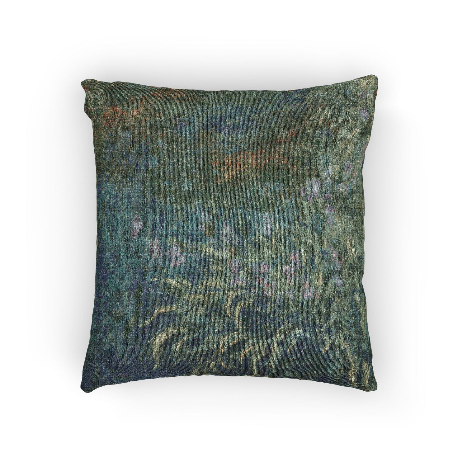 Claude Monet - Irises | Woven Pillow