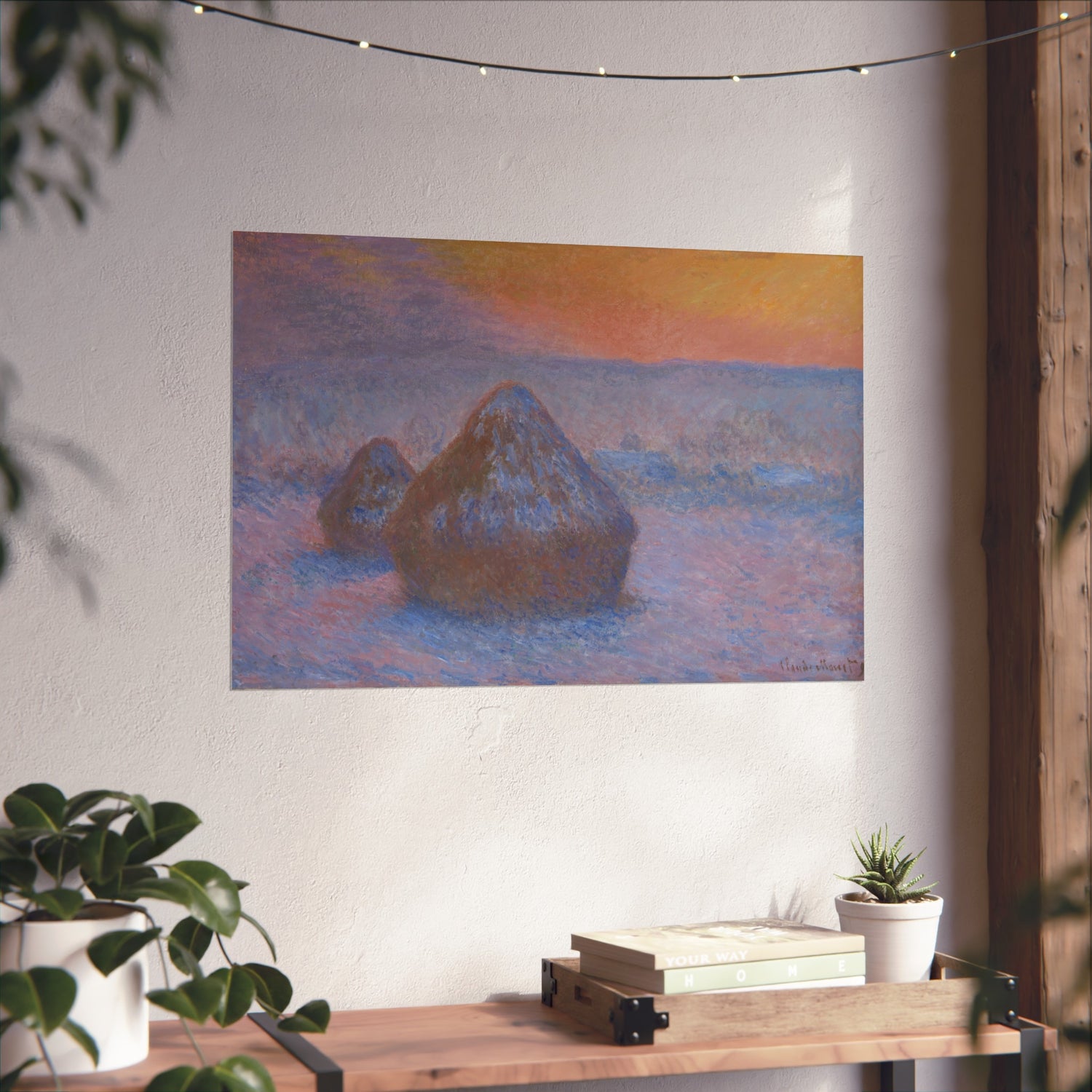 Stacks of Wheat - Claude Monet Fine Art Poster