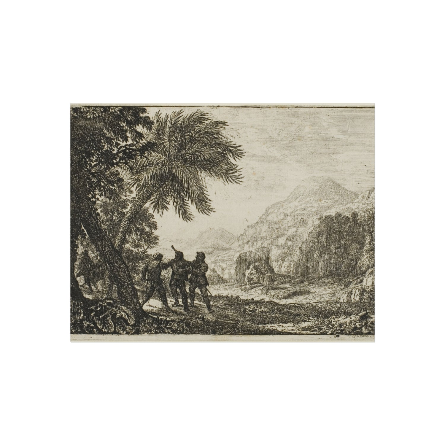 Scene of Brigands - Claude Lorrain Fine Art Poster
