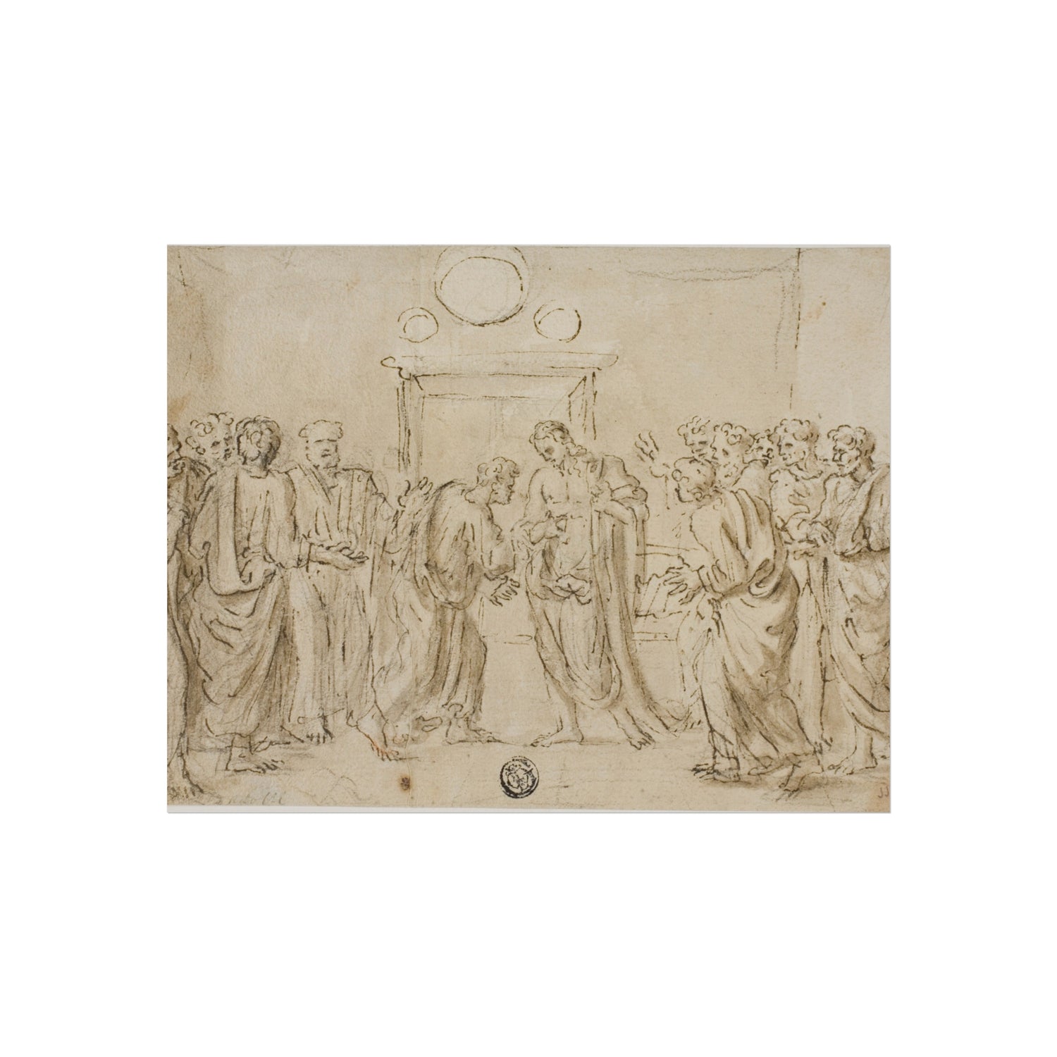 The Incredulity of Saint Thomas - Nicolas Poussin Fine Art Poster