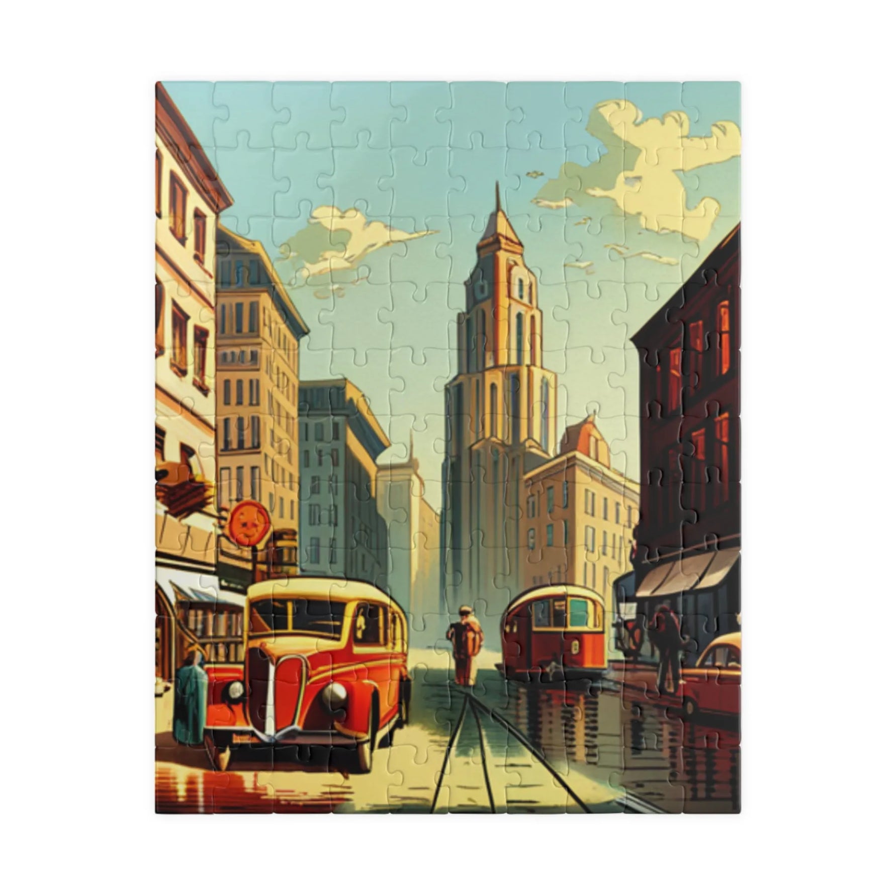 Historical City Puzzle 110 pcs (Vertical)