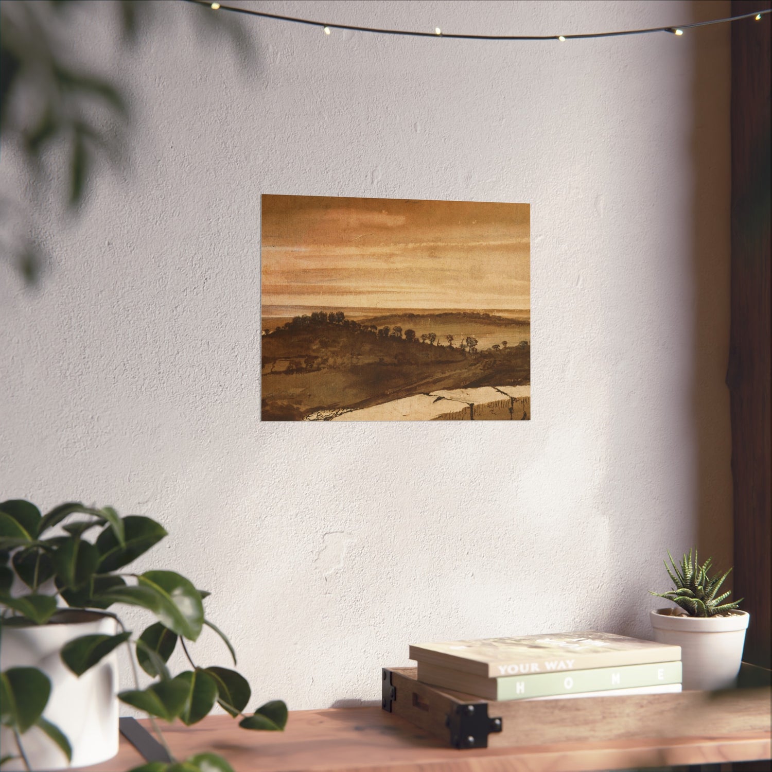 Panorama from the Sasso - Claude Lorrain Fine Art Poster