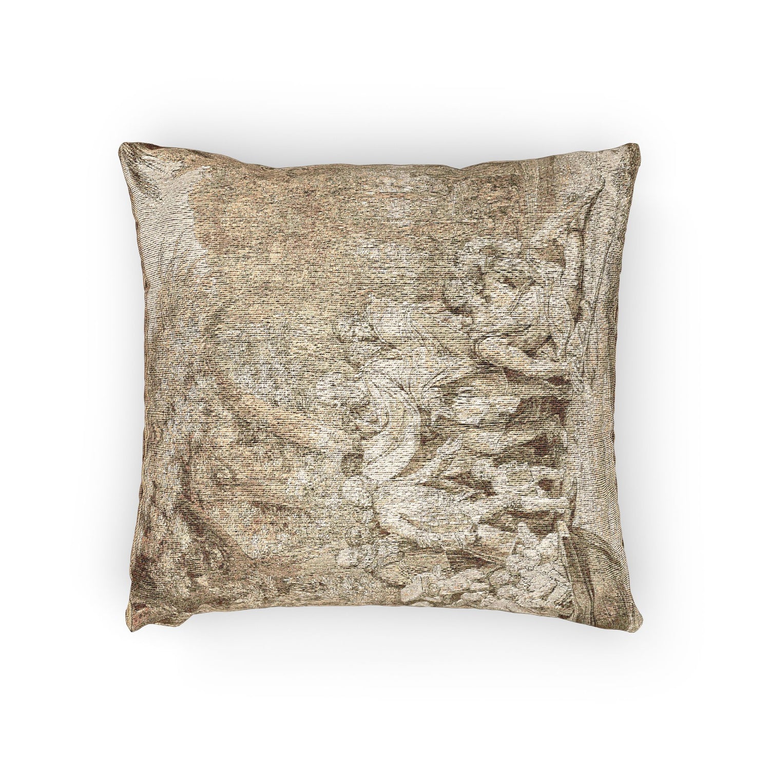 Jean Michel Moreau - The Arrival of Jean-Jacques Rousseau to the Champs-Élysées | Woven Pillow