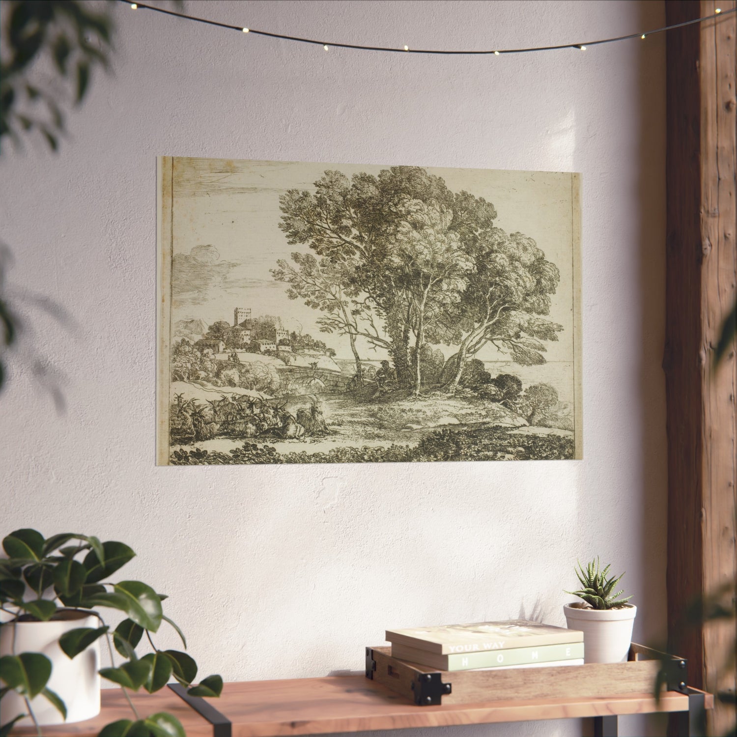 The Goatherd - Claude Lorrain Fine Art Poster