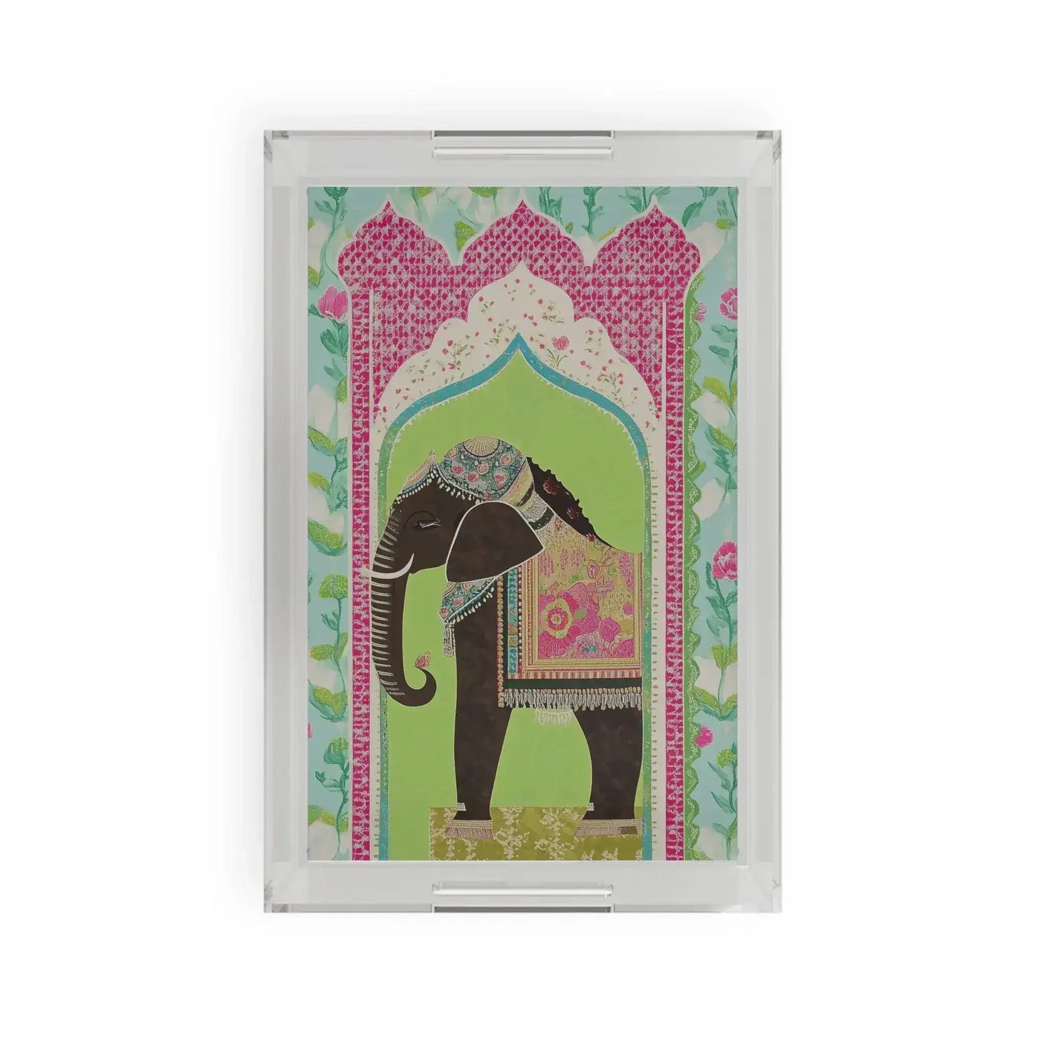 Regal Elephant Garden Serving Tray