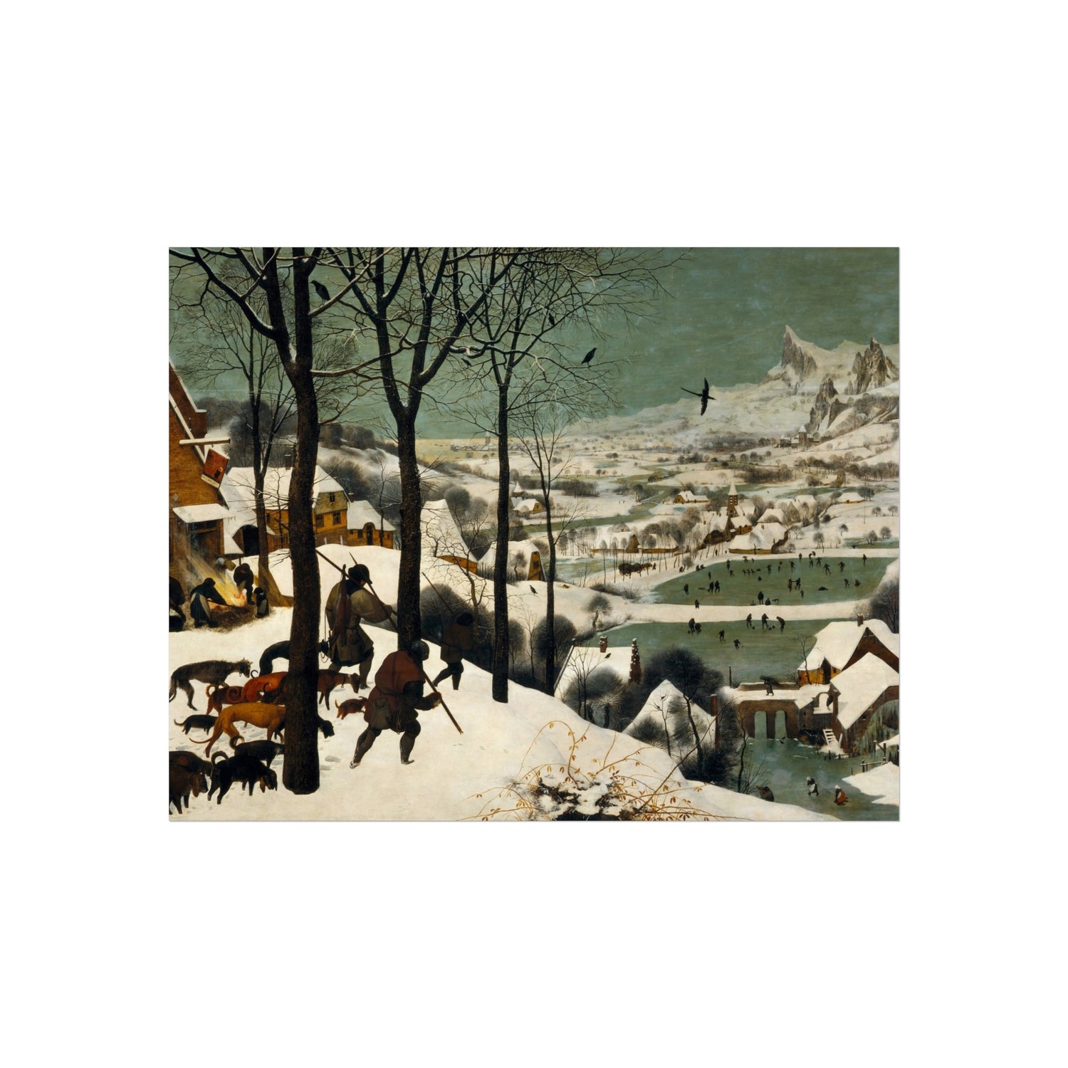Hunters in the Snow - Pieter Bruegel the Elder Fine Art Poster
