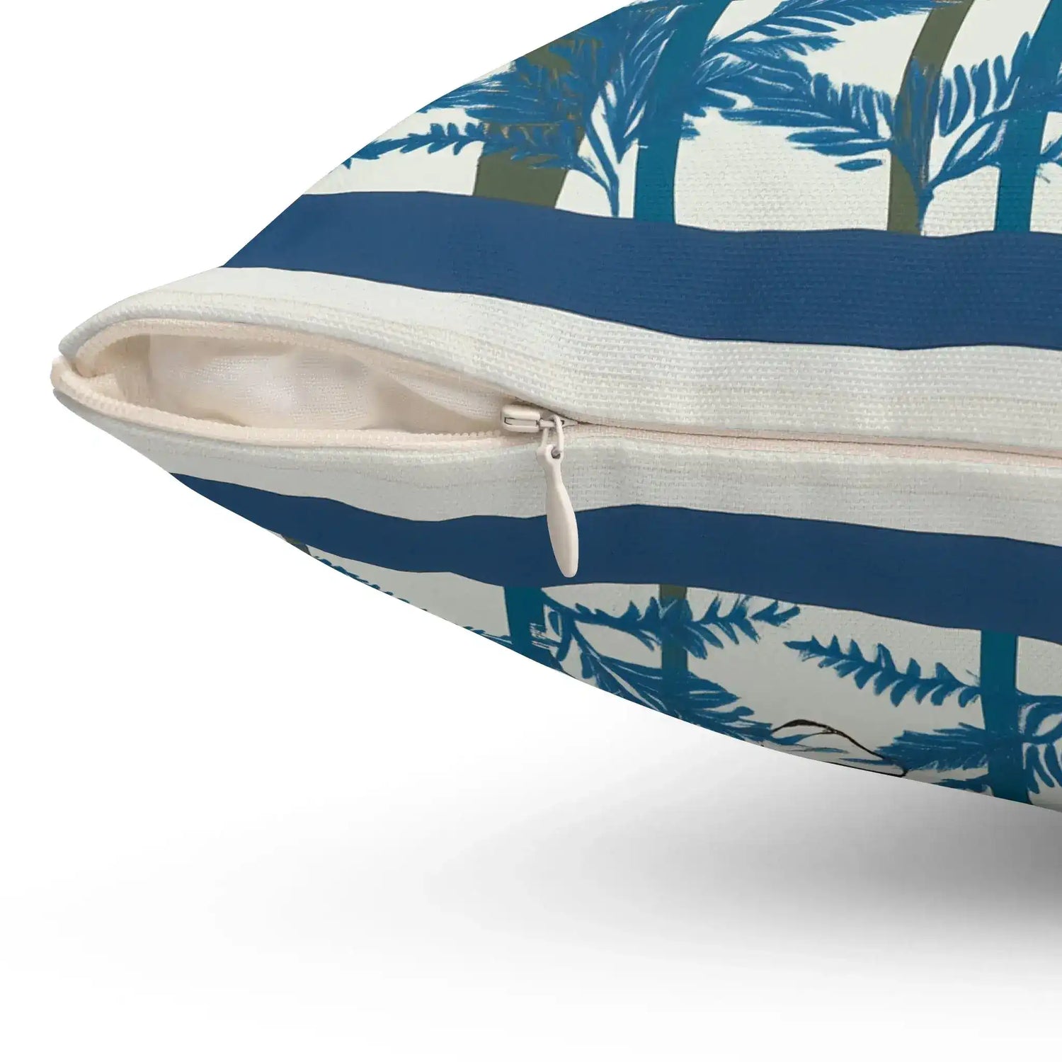 Tiger in the Jungle Throw Pillow