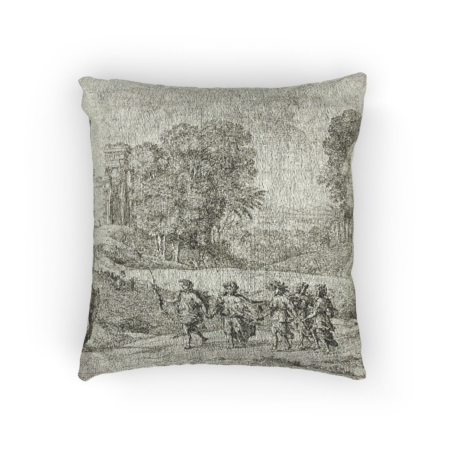 Claude Lorrain - Time, Apollo and the Seasons | Woven Pillow