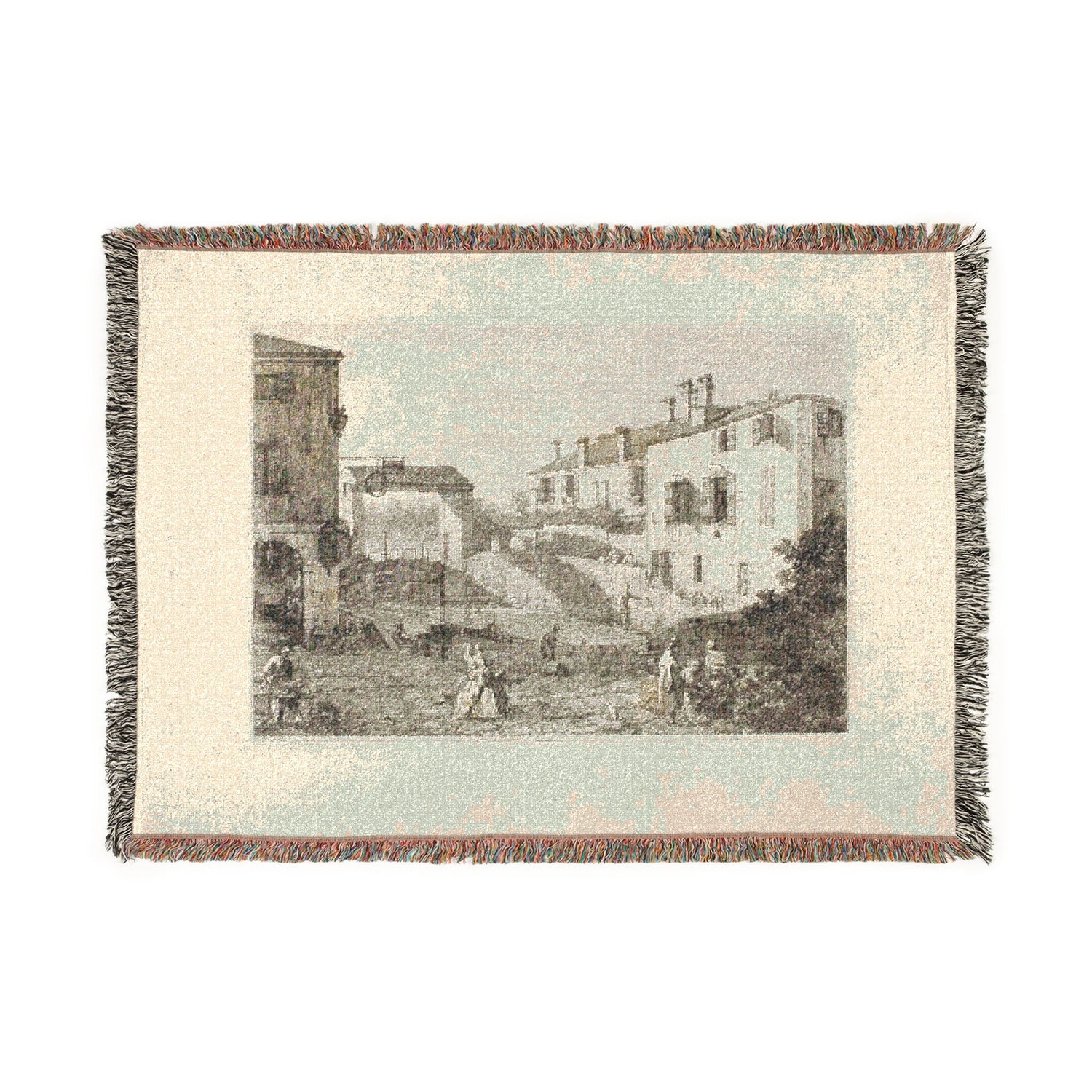 Le Porte del Dolo - Canaletto Tapestry Blanket