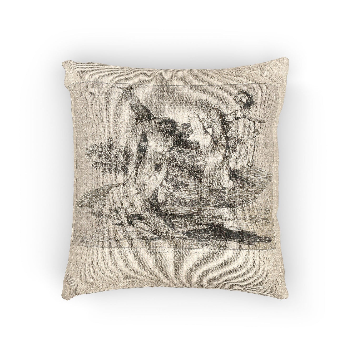 A Heroic Feat! With Dead Men! - Francisco José de Goya y Lucientes Pillow