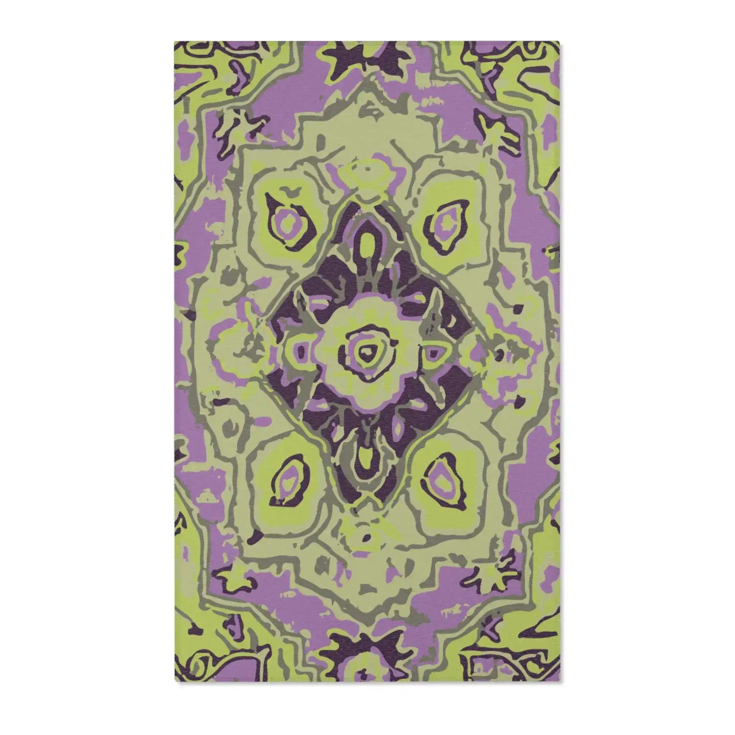 Lime Orchid Mirage Accent Rug