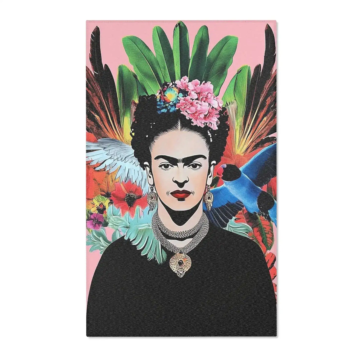 Frida-Inspired Jungle Muse Accent Rug
