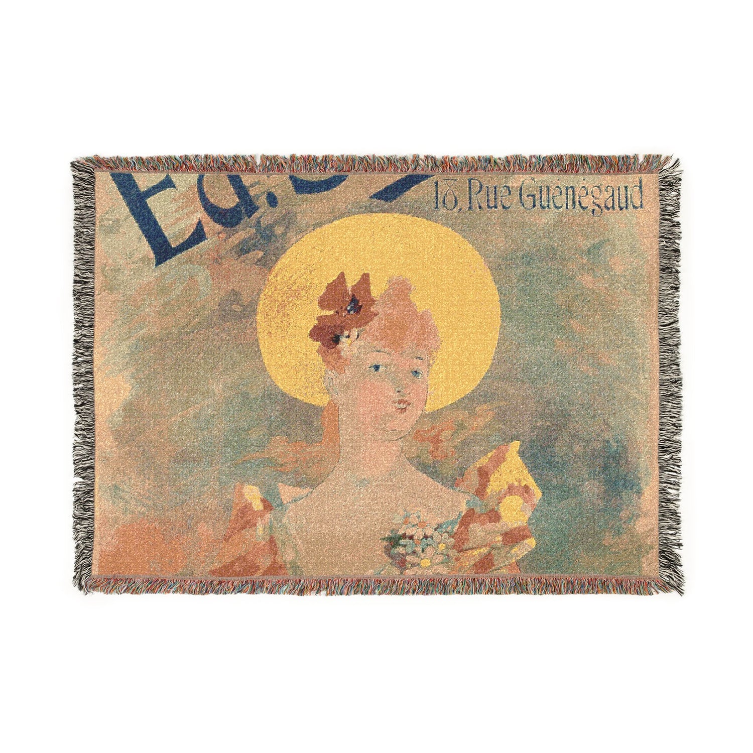 Bookstore Ed Sagot - Jules Chéret Tapestry Blanket
