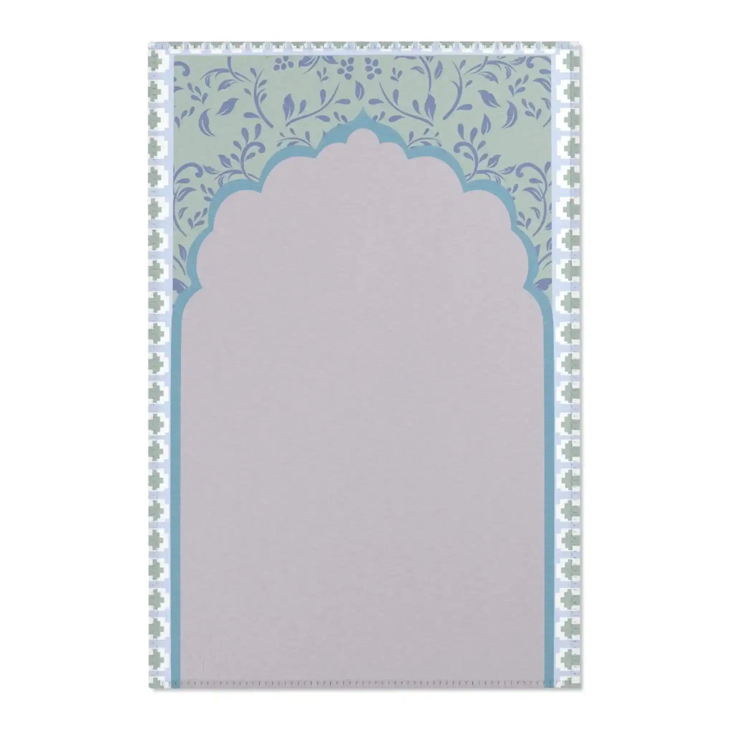 Frosted Indigo Arch Accent Rug