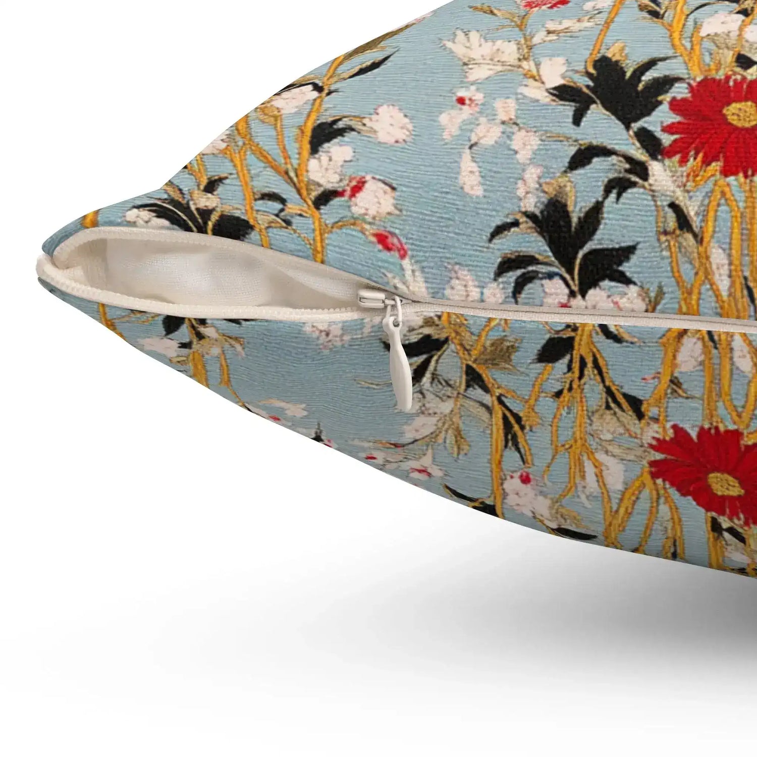 Vintage Botanical Garden Throw Pillow