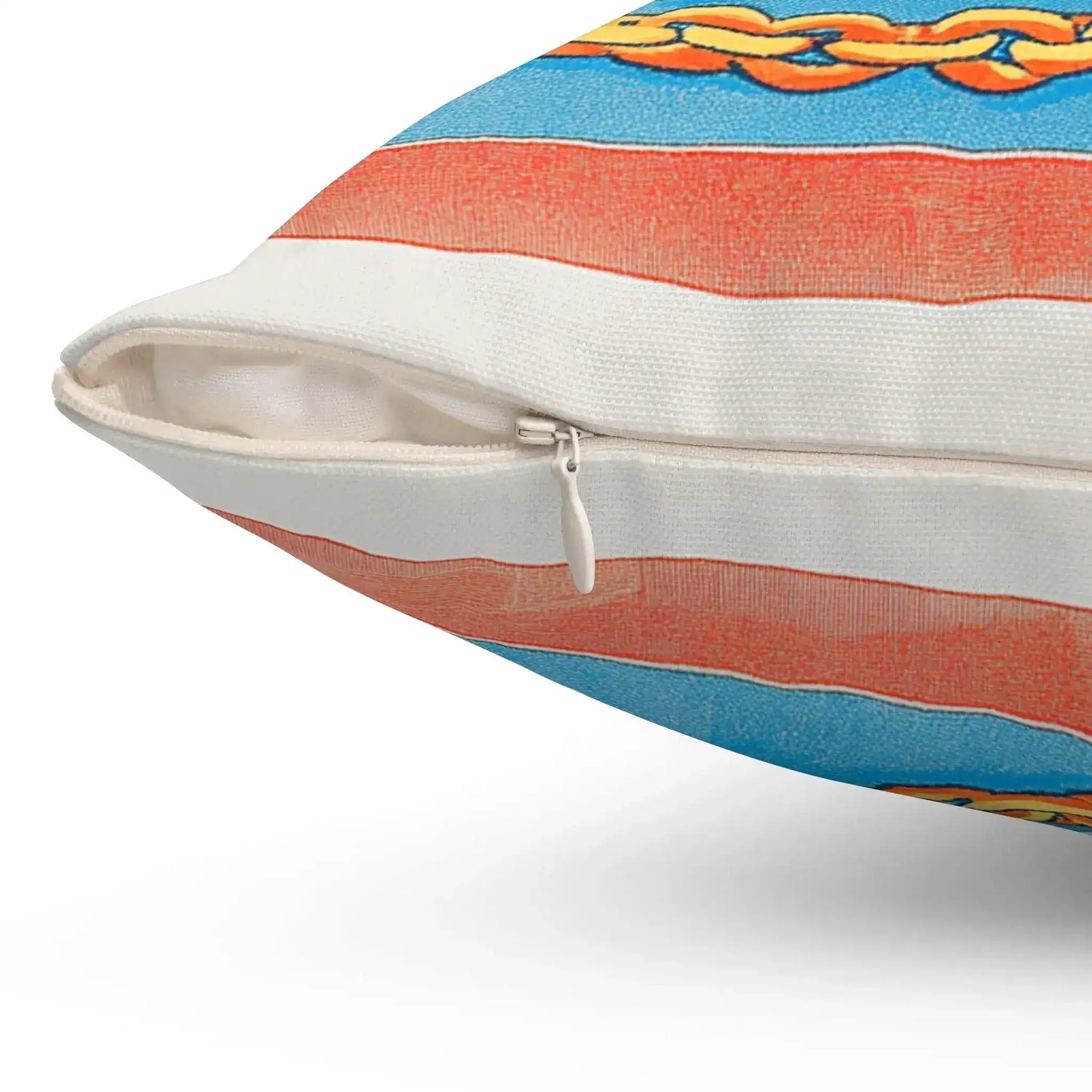 Golden Chain Horizon Throw Pillow