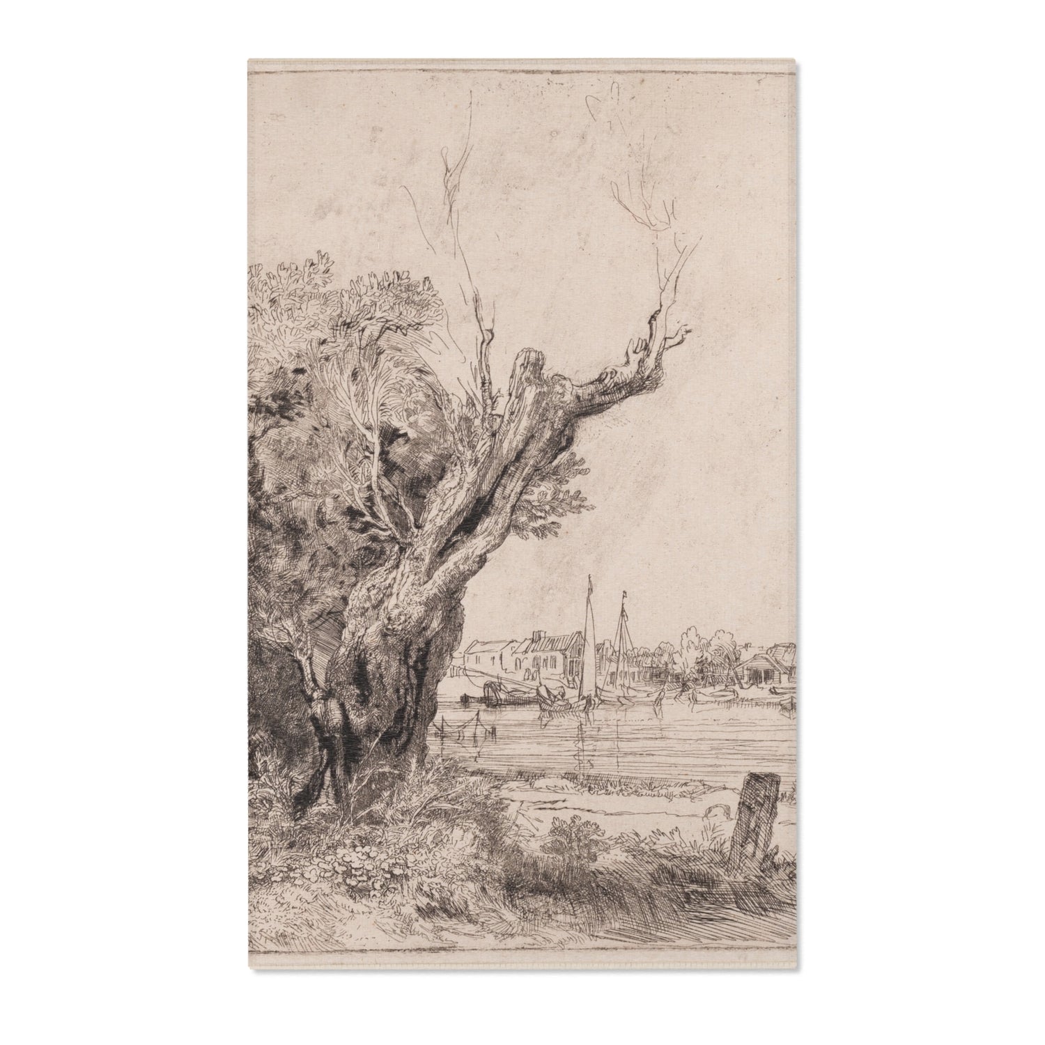 The Omval - Rembrandt van Rijn Area Rug