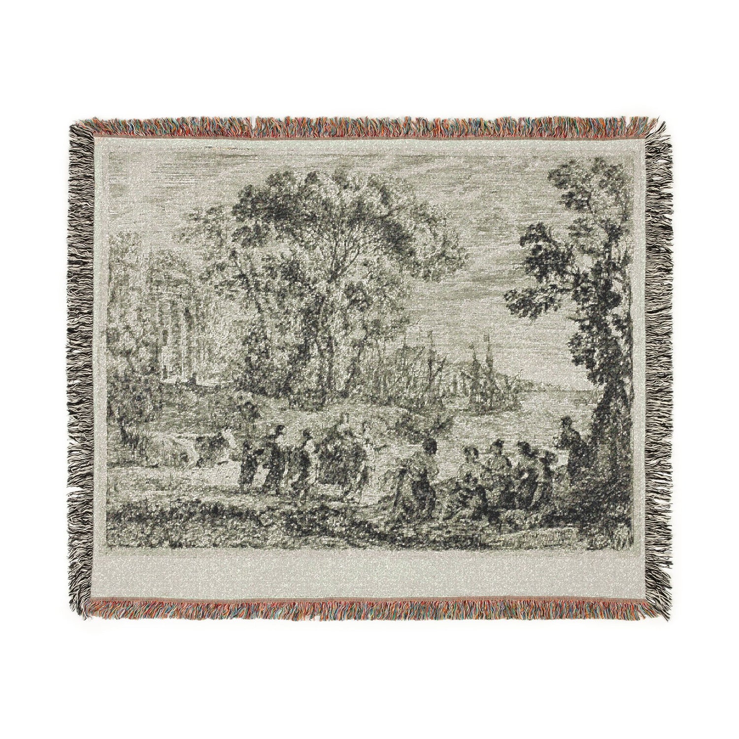 The Rape of Europa - Claude Lorrain Tapestry Blanket