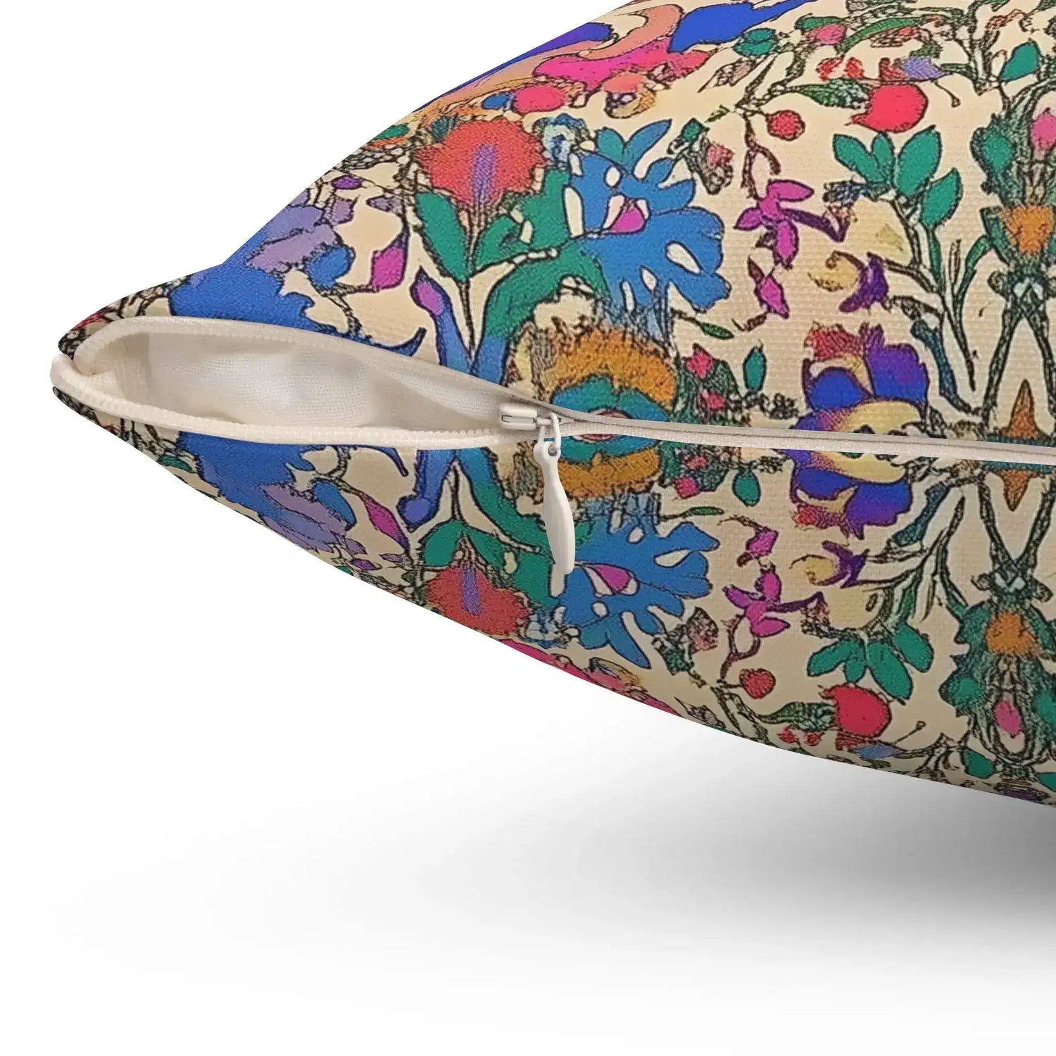 Phoenix Garden Radiance Throw Pillow