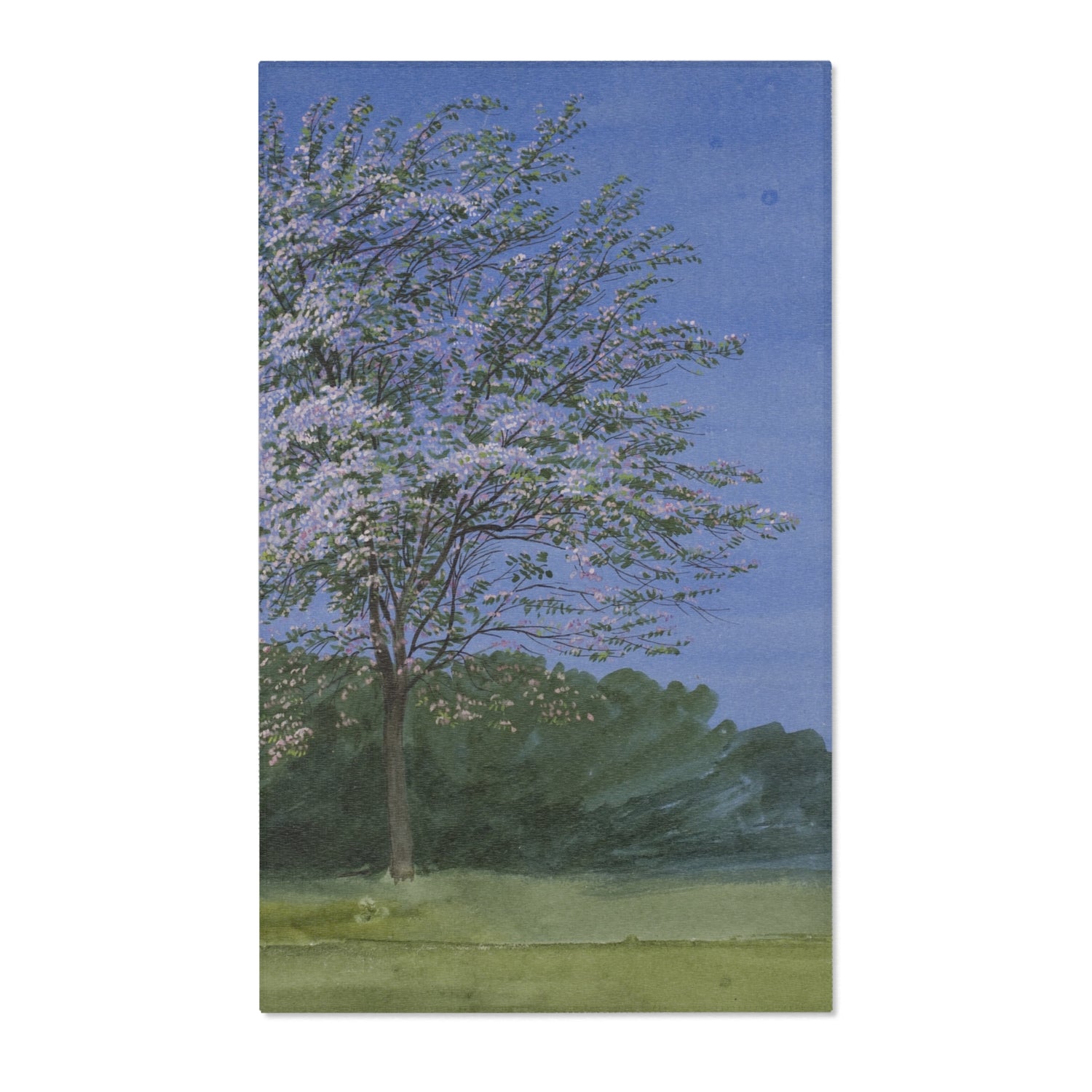Study of a Tree in Bloom - William Turner Area Rug