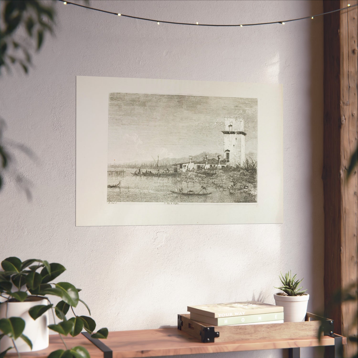 The Tower of Malghera - Canaletto Fine Art Poster