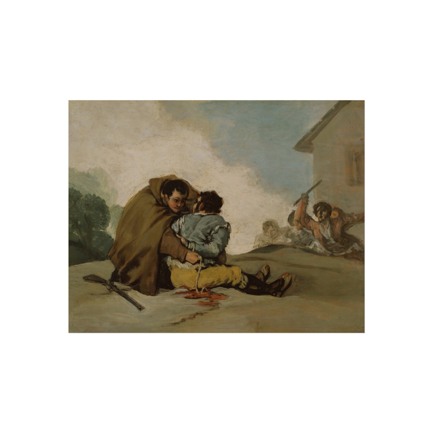 Friar Pedro Binds El Maragato - Francisco José de Goya y Lucientes Fine Art Poster