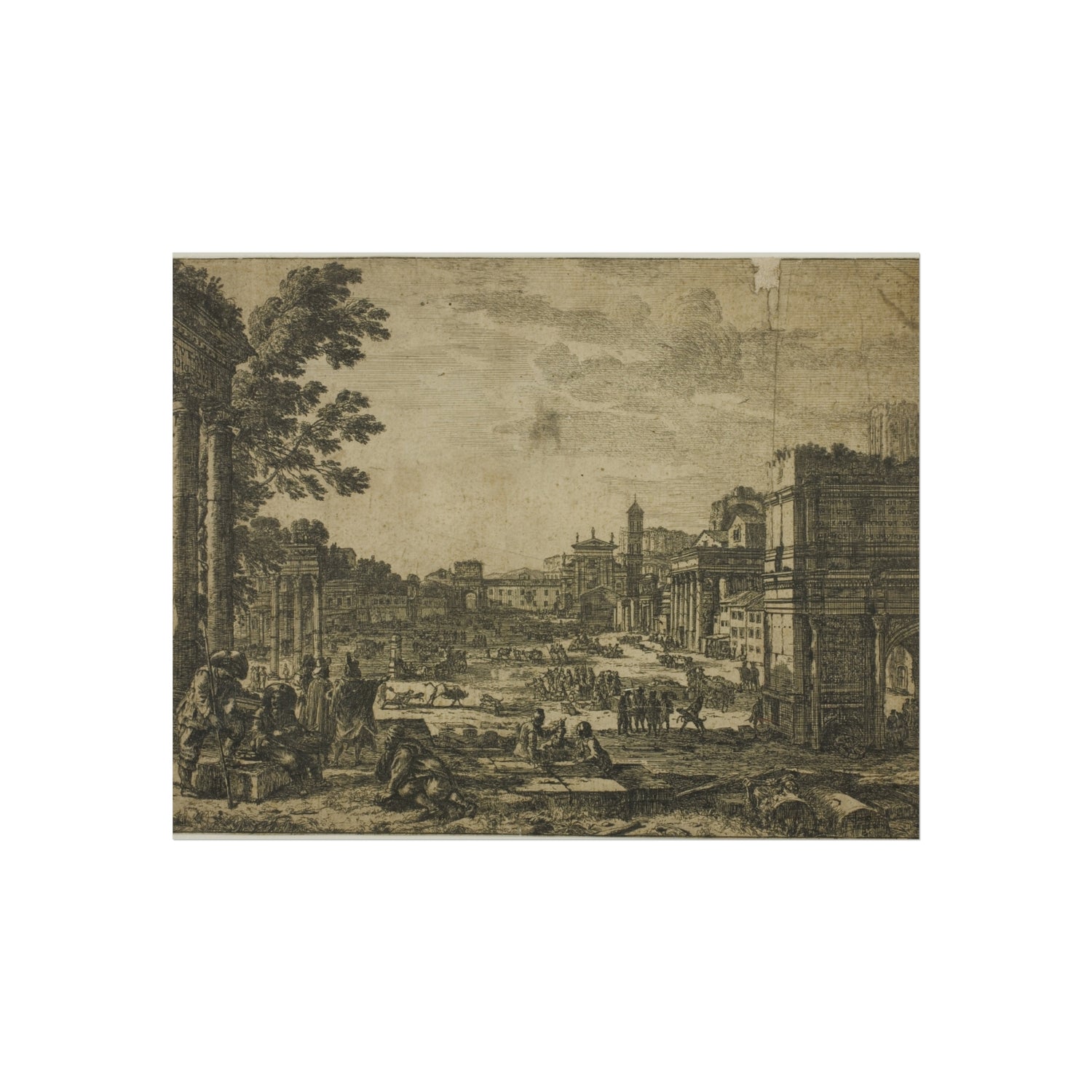The Roman Forum - Claude Lorrain Fine Art Poster