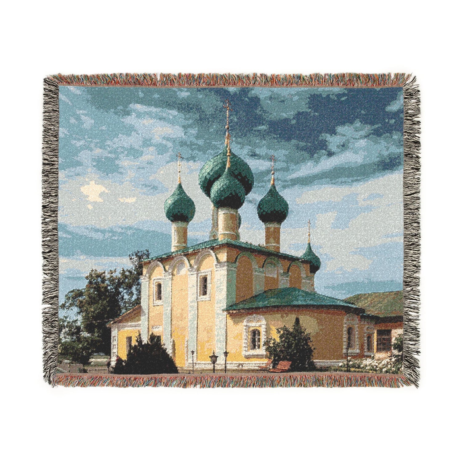 Church of the Beheading of Saint John the Baptist Tapestry Blanket 2