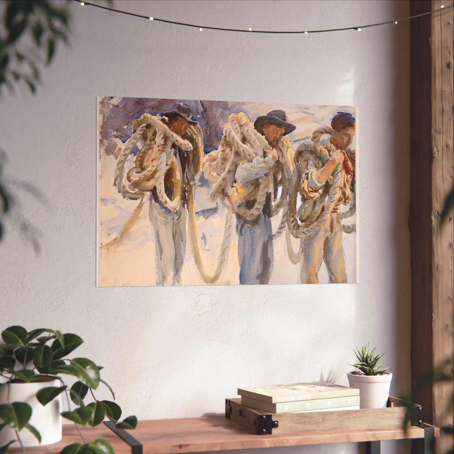 Workmen at Carrara - John Singer Sargent Fine Art Poster
