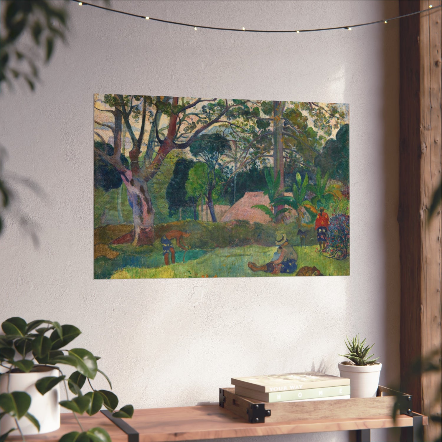 The Big Tree - Paul Gauguin Fine Art Poster