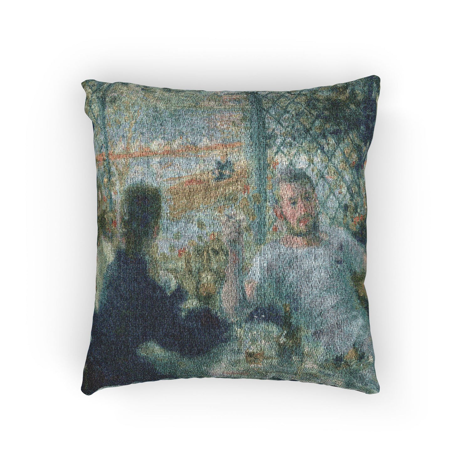 Pierre-Auguste Renoir - Lunch at the Restaurant Fournaise (The Rowers' Lunch) | Woven Pillow