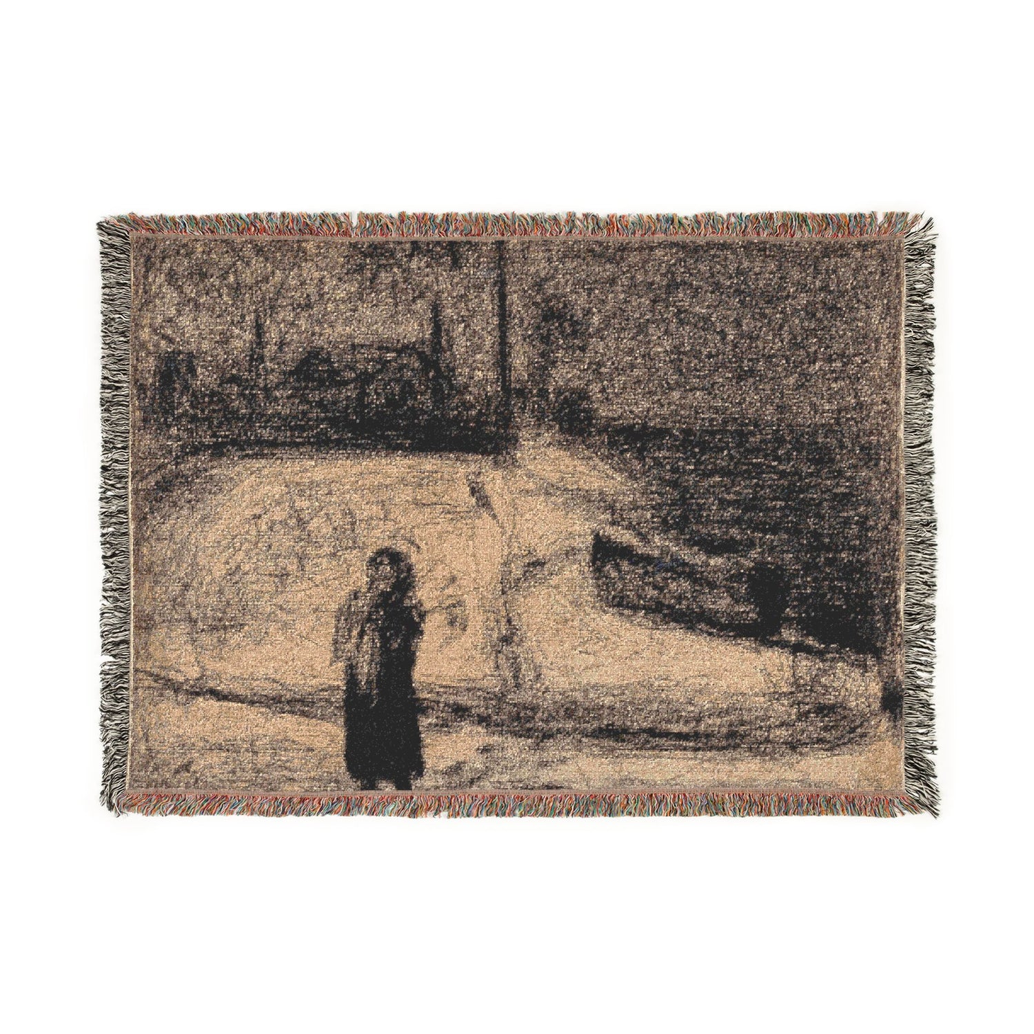 The Zone - Georges Seurat Tapestry Blanket