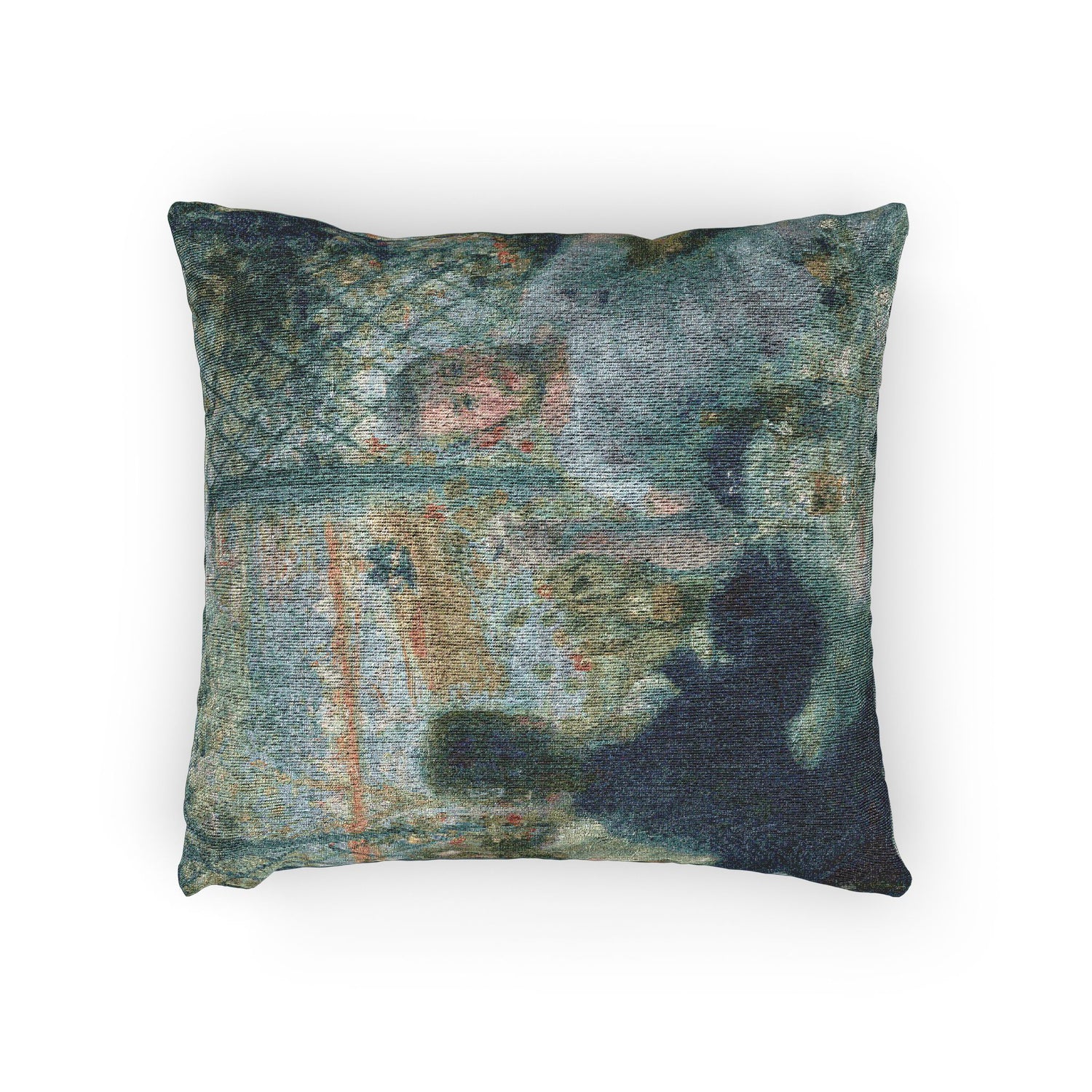 Pierre-Auguste Renoir - Lunch at the Restaurant Fournaise (The Rowers' Lunch) | Woven Pillow
