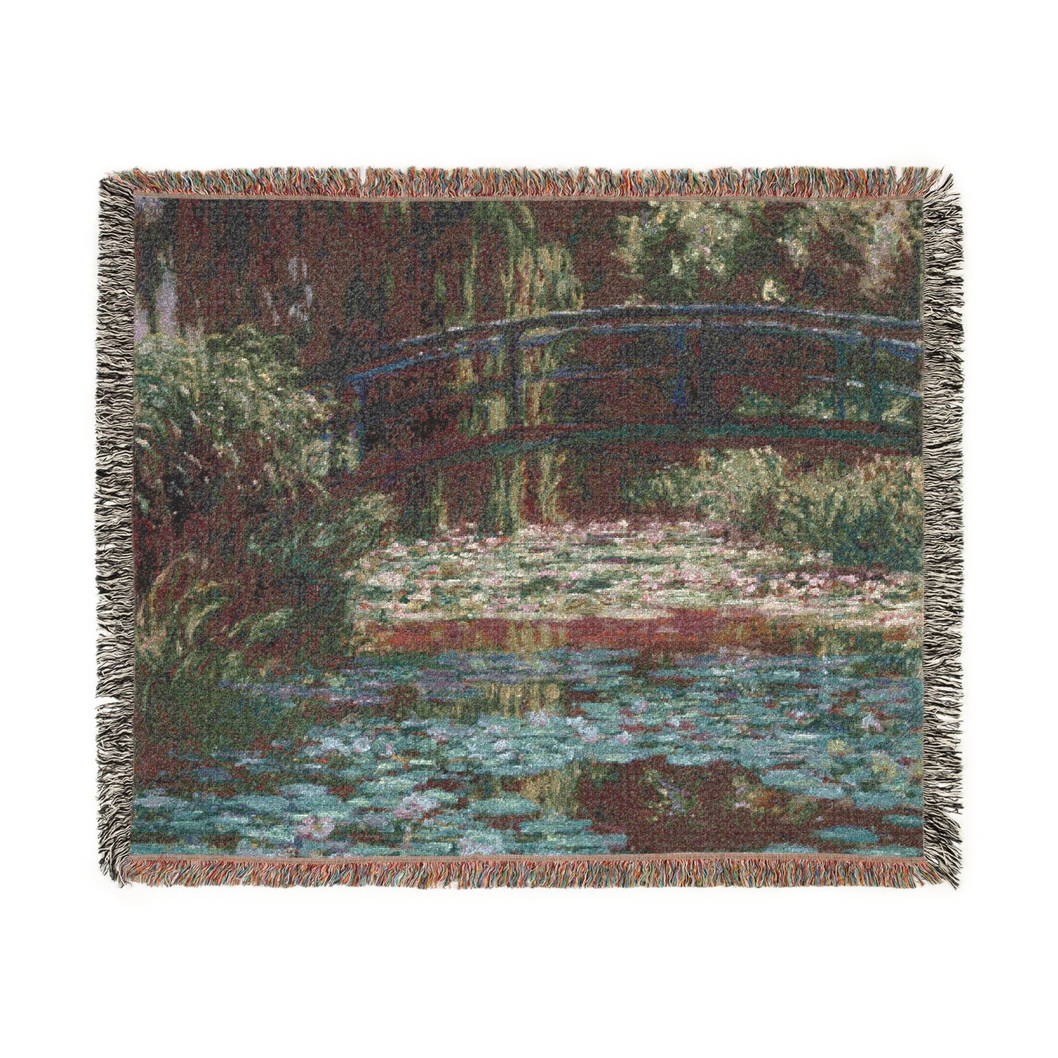 Water Lily Pond - Claude Monet Tapestry Blanket