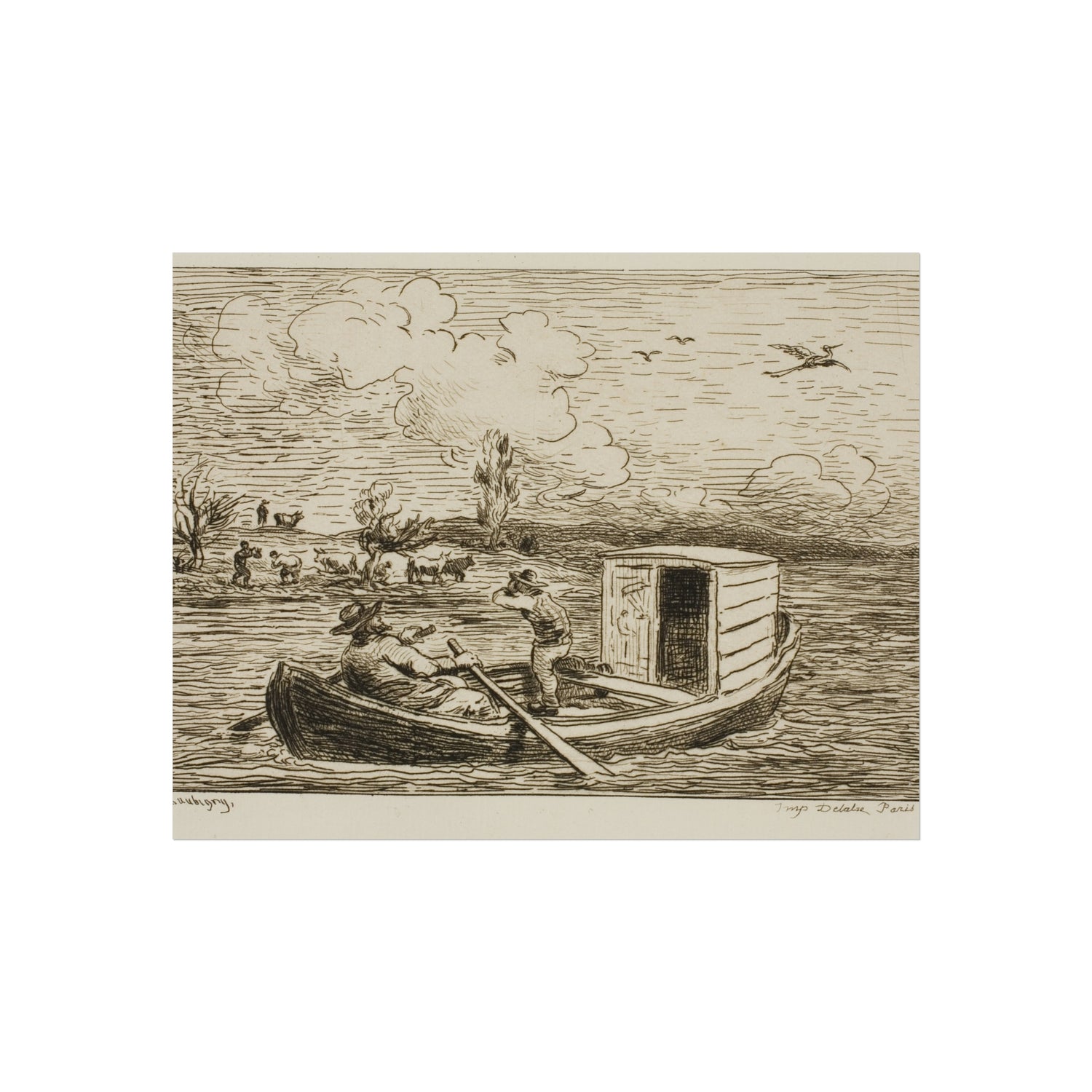 Cambronne's Word - Charles François Daubigny Fine Art Poster