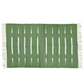 Enhance your space with our Handwoven Green and White Stripe Cotton Rug. Crafted with meticulous care and finished with fringes, it adds a touch of charm and texture to any room. Elevate your decor with its timeless appeal