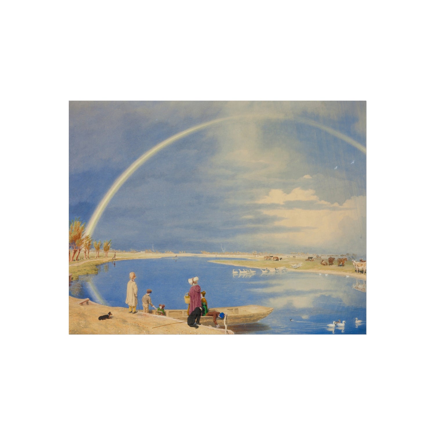 An April Shower - William Turner Fine Art Poster