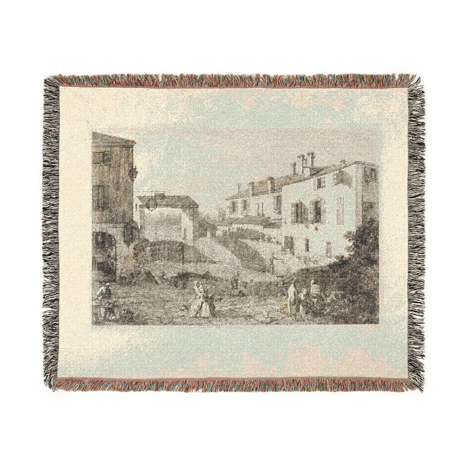 Le Porte del Dolo - Canaletto Tapestry Blanket